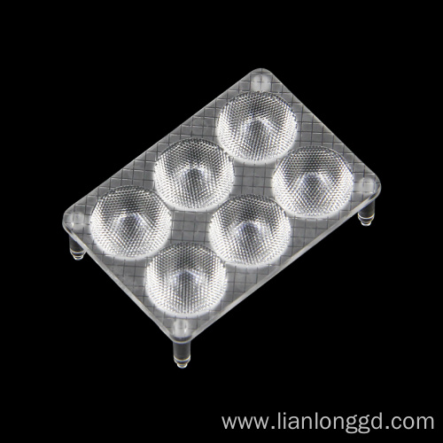 Plastic 6-in-1 safety infrared lens